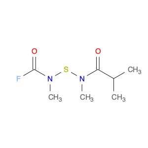 Carbamic fluoride, methyl[[methyl(2-methyl-1-oxopropyl)amino]thio]-