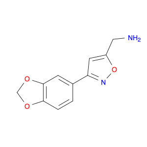 C-(3-BENZO[1,3]DIOXOL-5-YL-ISOXAZOL-5-YL)-METHYLAMINE