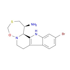 (1s,13bs)-11-bromo-1,2,7,8,13,13b-hexahydro[1,6,2]oxathiazepino[2',3':1,2]pyrido[3,4-b]indol-1-ami…