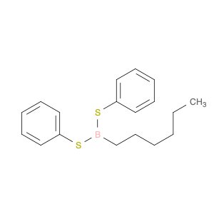 Boronic acid, hexyldithio-, diphenyl ester