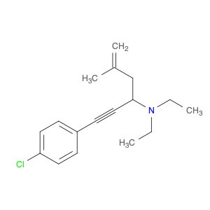 5-Hexen-1-yn-3-amine, 1-(4-chlorophenyl)-N,N-diethyl-5-methyl-