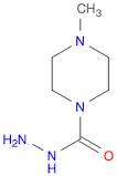 1-Piperazinecarboxylicacid, 4-methyl-, hydrazide