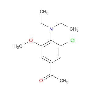 Ethanone, 1-[3-chloro-4-(diethylamino)-5-methoxyphenyl]-
