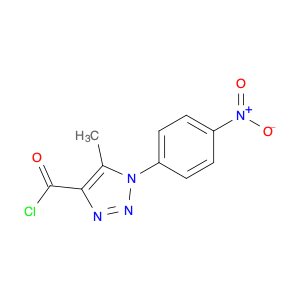 1H-1,2,3-Triazole-4-carbonyl chloride, 5-methyl-1-(4-nitrophenyl)-