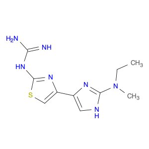 Guanidine, [4-[2-(ethylmethylamino)-1H-imidazol-4-yl]-2-thiazolyl]-