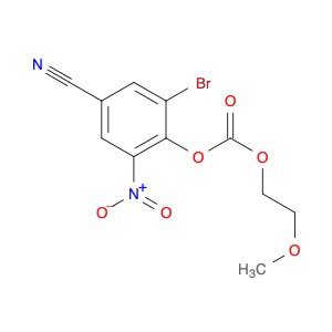 Carbonic acid, 2-bromo-4-cyano-6-nitrophenyl 2-methoxyethyl ester