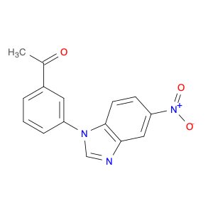 Ethanone, 1-[3-(5-nitro-1H-benzimidazol-1-yl)phenyl]-