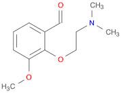 2-[2-(DIMETHYLAMINO)ETHOXY]-3-METHOXYBENZALDEHYDE