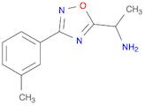 1-(3-M-TOLYL-[1,2,4]OXADIAZOL-5-YL)-ETHYLAMINE