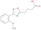 4-[3-(2-METHOXYPHENYL)-1,2,4-OXADIAZOL-5-YL]BUTANOIC ACID