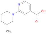 2-(3-Methylpiperidin-1-yl)isonicotinic acid