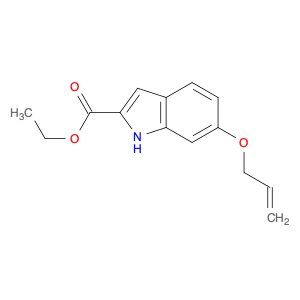 1H-Indole-2-carboxylic acid, 6-(2-propenyloxy)-, ethyl ester