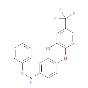 Benzenesulfenamide, N-[4-[2-chloro-4-(trifluoromethyl)phenoxy]phenyl]-