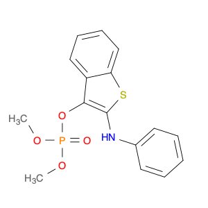 Phosphoric acid, dimethyl 2-(phenylamino)benzo[b]thien-3-yl ester
