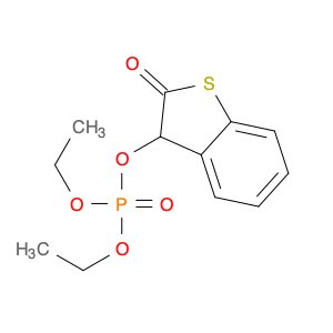 Phosphoric acid, 2,3-dihydro-2-oxobenzo[b]thien-3-yl diethyl ester