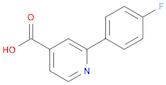 4-Pyridinecarboxylicacid, 2-(4-fluorophenyl)-