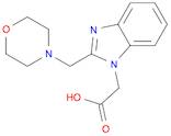 1H-Benzimidazole-1-aceticacid, 2-(4-morpholinylmethyl)-