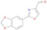 2-(Benzo[d][1,3]dioxol-5-yl)oxazole-4-carbaldehyde