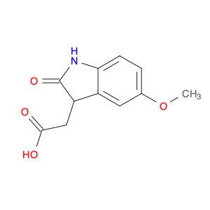 1H-indole-3-acetic acid, 2,3-dihydro-5-methoxy-2-oxo-