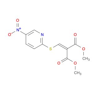 Propanedioic acid, [[(5-nitro-2-pyridinyl)thio]methylene]-, dimethyl ester