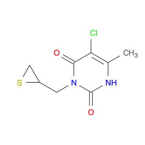 2,4(1H,3H)-Pyrimidinedione, 5-chloro-6-methyl-3-(thiiranylmethyl)-
