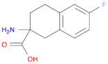 2-Amino-6-fluoro-1,2,3,4-tetrahydronaphthalene-2-carboxylic acid