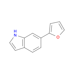 1H-Indole,6-(2-furanyl)-