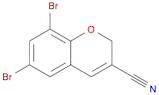 6,8-Dibromo-2H-chromene-3-carbonitrile