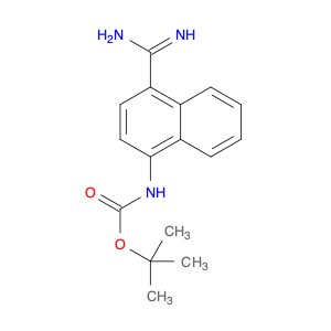 tert-Butyl (4-carbamimidoylnaphthalen-1-yl)carbamate