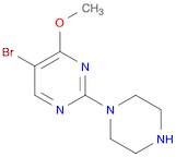 Pyrimidine,5-bromo-4-methoxy-2-(1-piperazinyl)-