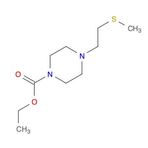 1-Piperazinecarboxylic acid, 4-[2-(methylthio)ethyl]-, ethyl ester