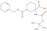 1-((Benzyloxy)carbonyl)-3-((tert-butoxycarbonyl)amino)piperidine-3-carboxylic acid