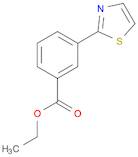 Benzoic acid,3-(2-thiazolyl)-, ethyl ester