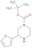 1-Piperazinecarboxylicacid, 3-(2-furanyl)-, 1,1-dimethylethyl ester