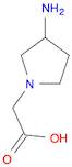 2-(3-Aminopyrrolidin-1-yl)acetic acid