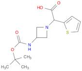 2-(3-((tert-Butoxycarbonyl)amino)azetidin-1-yl)-2-(thiophen-2-yl)acetic acid