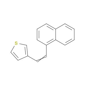 Thiophene, 3-[2-(1-naphthalenyl)ethenyl]-