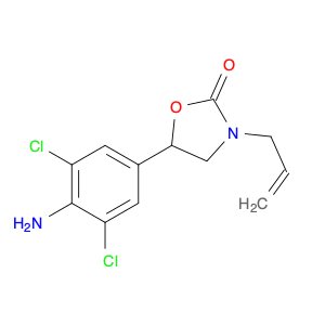 2-Oxazolidinone, 5-(4-amino-3,5-dichlorophenyl)-3-(2-propenyl)-