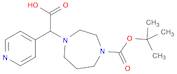 1H-1,4-Diazepine-1-aceticacid, 4-[(1,1-dimethylethoxy)carbonyl]hexahydro-a-4-pyridinyl-