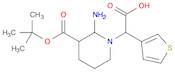 1-Piperidineaceticacid, 3-[[(1,1-dimethylethoxy)carbonyl]amino]-a-3-thienyl-