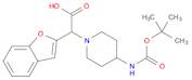 benzofuran-2-yl-(4-tert-butoxycarbonylamino-piperidin-1-yl)-acetic acid