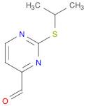 2-(Isopropylthio)pyrimidine-4-carbaldehyde