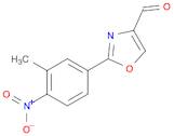 2-(3-Methyl-4-nitrophenyl)oxazole-4-carbaldehyde