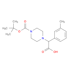 2-(4-(tert-Butoxycarbonyl)piperazin-1-yl)-2-(m-tolyl)acetic acid