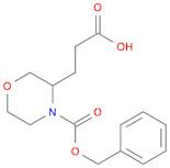 3-Morpholinepropanoicacid, 4-[(phenylmethoxy)carbonyl]-