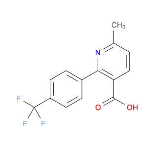 3-Pyridinecarboxylicacid, 6-methyl-2-[4-(trifluoromethyl)phenyl]-