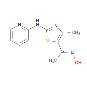 Ethanone, 1-[4-methyl-2-(2-pyridinylamino)-5-thiazolyl]-, oxime