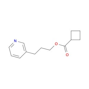 Cyclobutanecarboxylic acid, 3-(3-pyridinyl)propyl ester