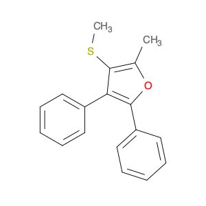 Furan, 2-methyl-3-(methylthio)-4,5-diphenyl-