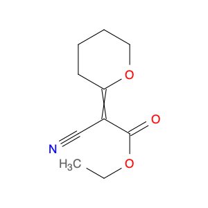 Acetic acid, cyano(tetrahydro-2H-pyran-2-ylidene)-, ethyl ester